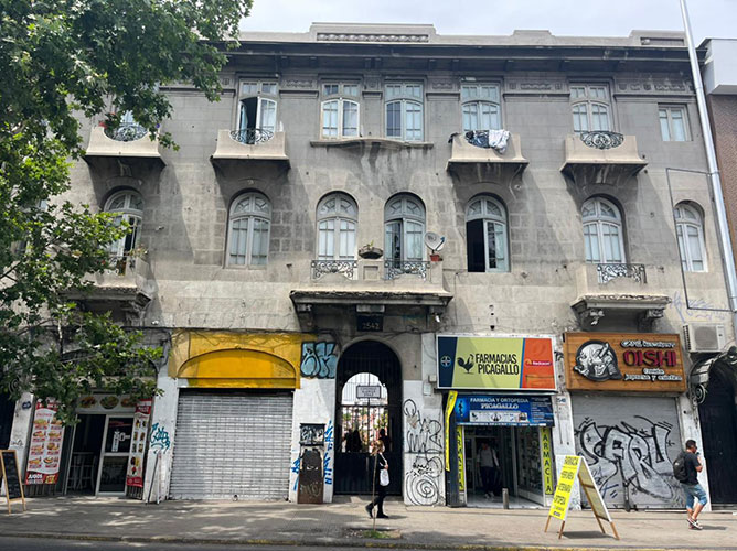 Obras Menores - Hidrolavado de Fachada - Edif. Alameda/ Santiago Centro